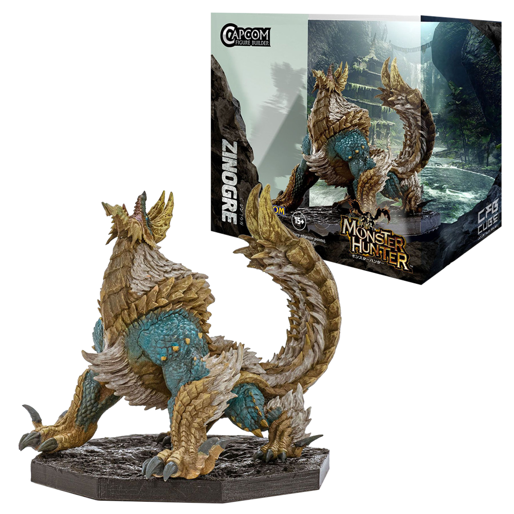 FIGURA MONSTER HUNTER CUBE THUNDER WOLF WYVERN ZINOGRE FIGURA MONSTER HUNTER CUBE THUNDER WOLF WYVERN ZINOGRE